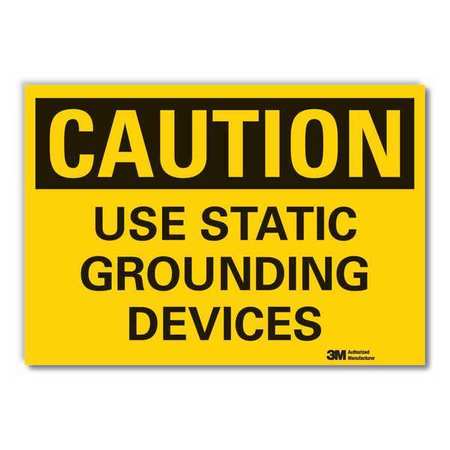 Caution Sign,10" W,7" H,0.004" Thickness