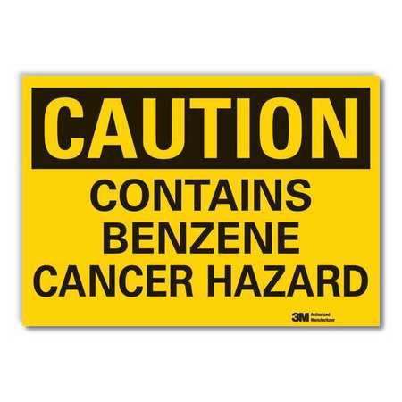 Caution Sign,10" W,7" H,0.004" Thickness