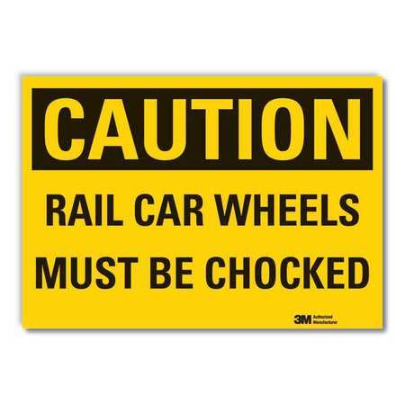 Caution Sign,10" W,7" H,0.004" Thickness