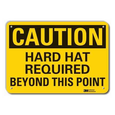 Caution Sign,10 In. H,aluminum (1 Units