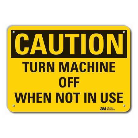 Caution Sign,10 In. H,aluminum (1 Units