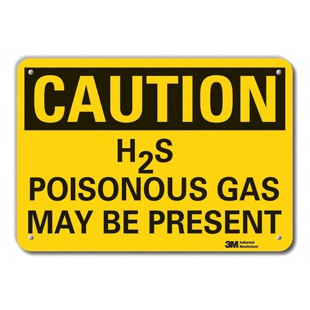 Caution Sign,10 In. H,aluminum (1 Units