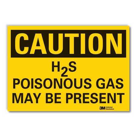 Caution Sign,10" W,7" H,0.004" Thickness