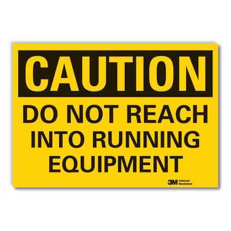 Caution Sign,10 In. H,vinyl,do Not Reach