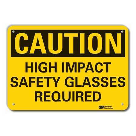 Caution Sign,10 In. H,alum,high Impact (