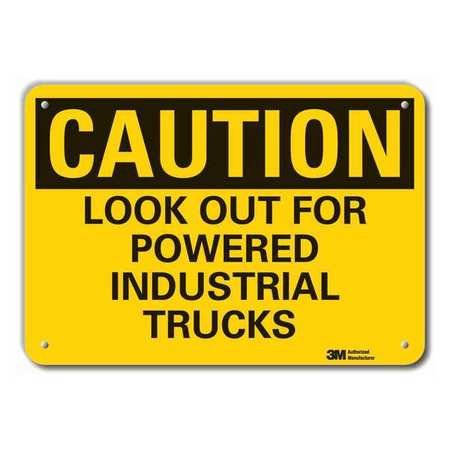 Caution Sign,10 In. H,aluminum (1 Units