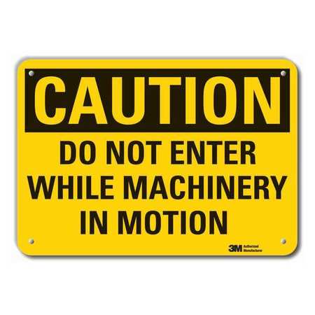 Caution Sign,10 In. H,alum,do Not Enter