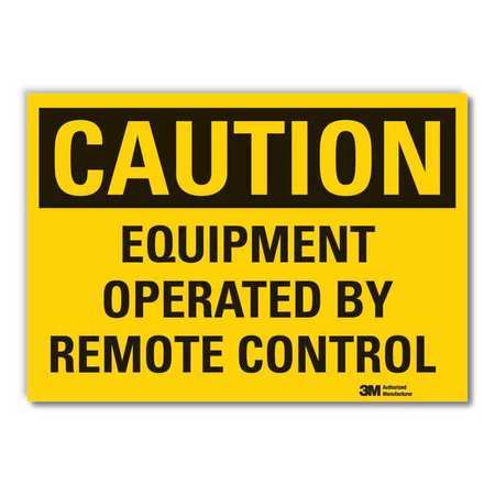 Caution Sign,10 In. H,vinyl (1 Units In