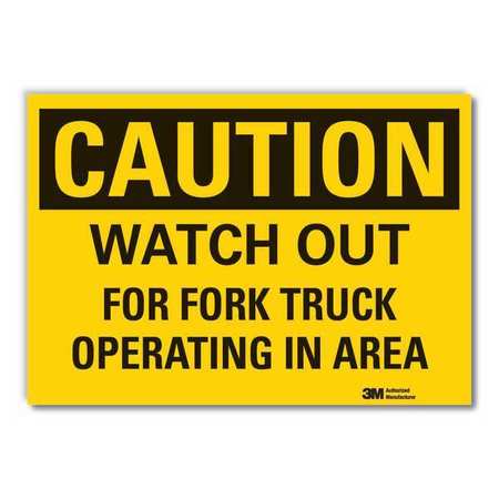 Caution Sign,10 In. H,vinyl (1 Units In