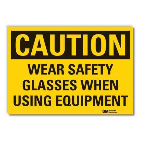 Caution Sign,10" W,7" H,0.004" Thickness