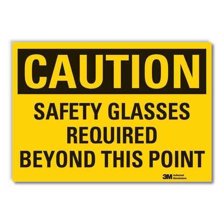 Caution Sign,10" W,7" H,0.004" Thickness