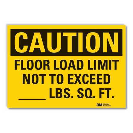 Caution Sign,10" W,7" H,0.004" Thickness