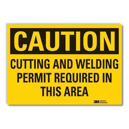 Caution Sign,10" W,7" H,0.004" Thickness