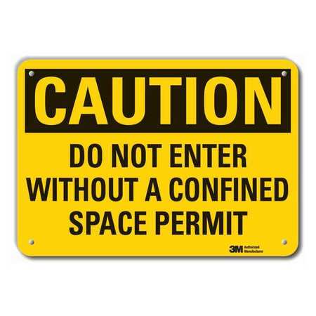 Caution Sign,10 In. H,alum,do Not Enter