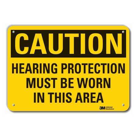 Caution Sign,10 In. H,aluminum (1 Units