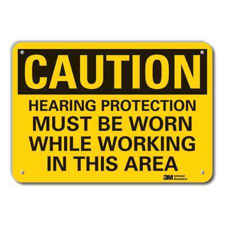 Caution Sign,10 In. H,aluminum (1 Units