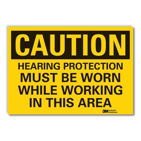 Caution Sign,10 In. H,vinyl (1 Units In