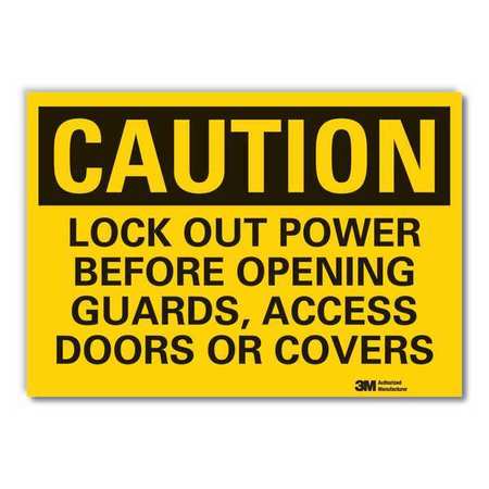 Caution Sign,10 In. H,vinyl (1 Units In