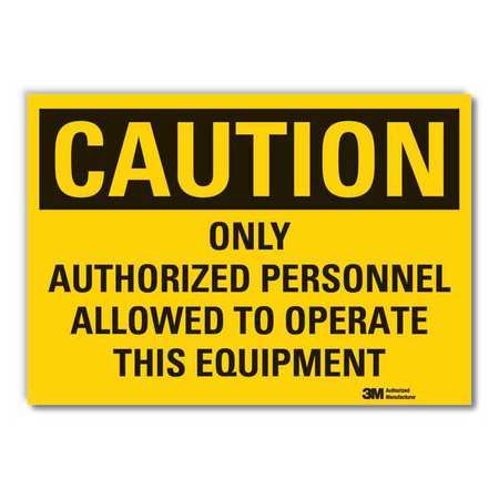 Caution Sign,10" W,7" H,0.004" Thickness