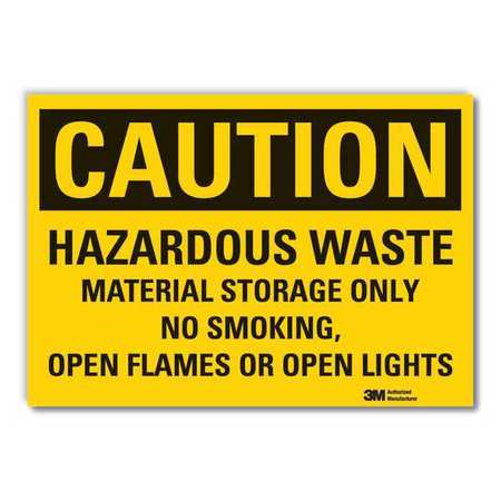 Caution Sign,10" W,7" H,0.004" Thickness