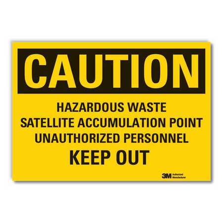 Caution Sign,10 In. H,vinyl,hazardous (2