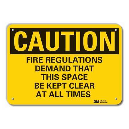 Caution Sign,10 In H,aluminum (1 Units I