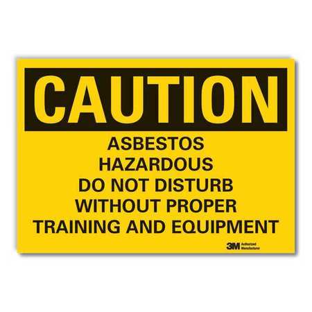 Caution Sign,10" W,7" H,0.004" Thickness