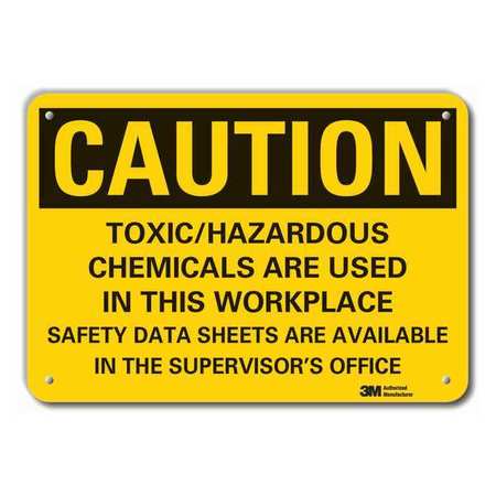 Caution Sign,10 In. H,aluminum (1 Units