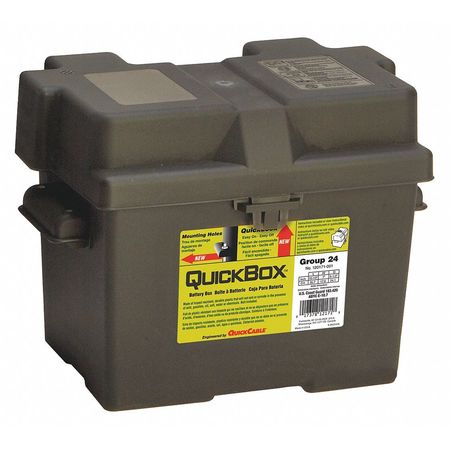 Battery Box,black,13-1/2" L X 9-1/4" W (