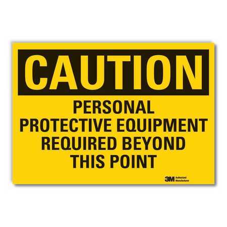 Caution Sign,10 In. H,vinyl (2 Units In