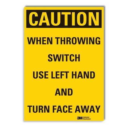 Caution Sign,10 In H,vinyl,when Throwing