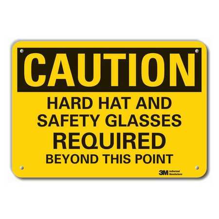 Caution Sign,10 In. H,aluminum (1 Units