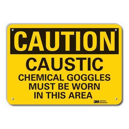 Caution Sign,10 In. H,aluminum (1 Units