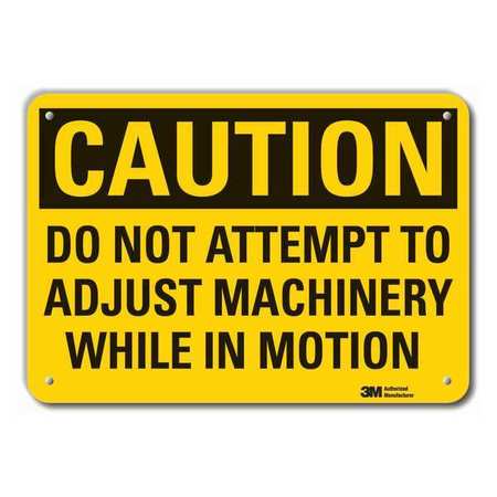 Caution Sign,10 In. H,aluminum (1 Units