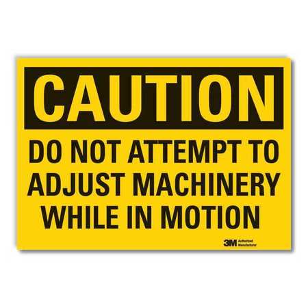 Caution Sign,10 In. H,vinyl (1 Units In