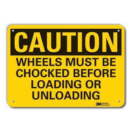 Caution Sign,10 In. H,aluminum (1 Units