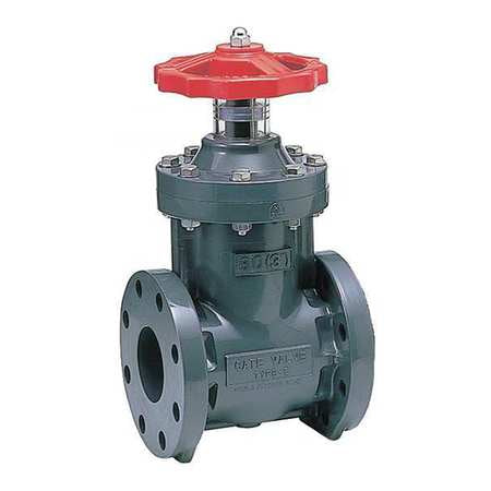 Gate Valve,2" Pipe Size,polypropylene (1