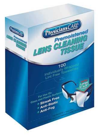 Lens Clng Tissue,isopropyl Alcohol,pk100