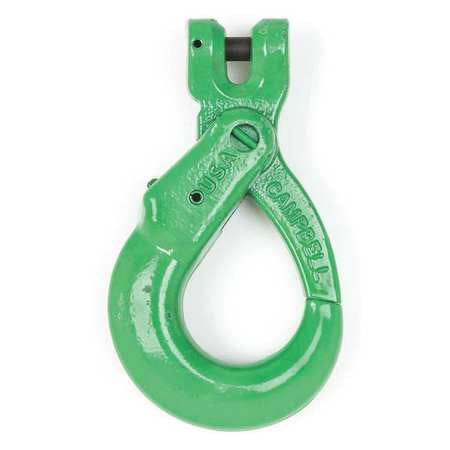 Locking Slip Hook,9/32 In,4300 Lb,clevis