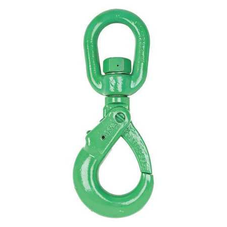 Slip Hook,9/32 In.,4300 Lb.,swivel Eye (