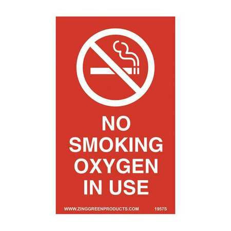 Label,oxygen In Use No Smoking,pk2 (1 Un