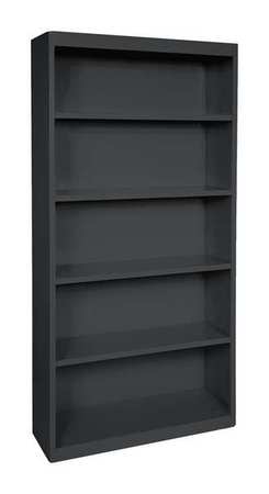 Bookcase,vertical,elite,4,black,steel (1