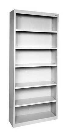 Bookcase,vertical,elite,5,gray,steel (1