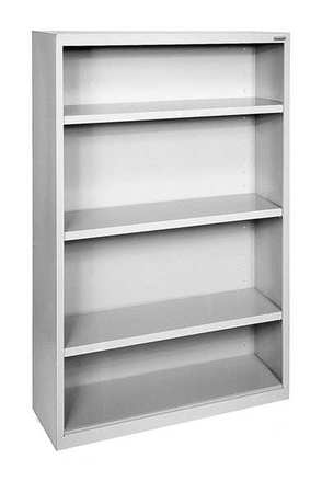 Bookcase,vertical,elite,3,gray,steel (1