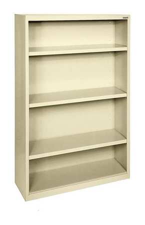 Bookcase,vertical,elite,3,putty,steel (1