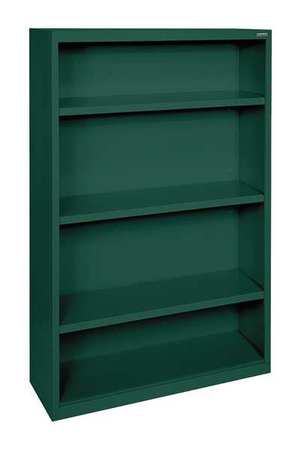 Bookcase,vertical,elite,3,green,steel (6