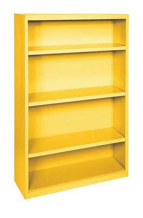 Bookcase,vertical,elite,3,yellow,steel (