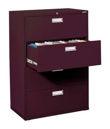 Cabinet,36x53-1/4x19-1/4",burgundy (1 Un