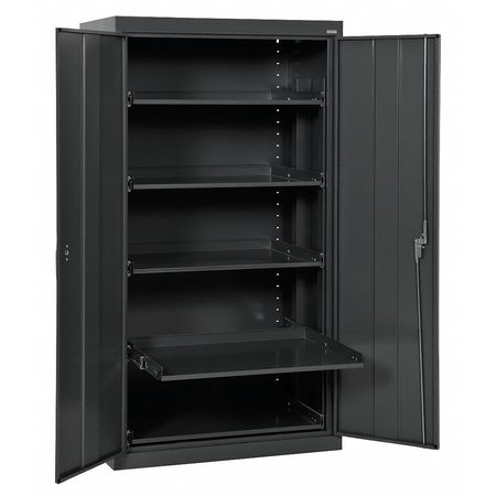 Storage Cabinet,66 In.,steel,black (1 Un