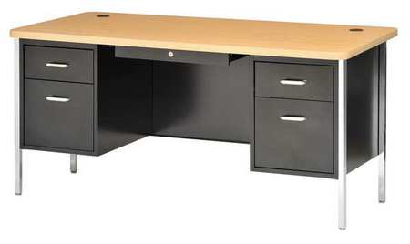 Office Desk,60 X 29-1/2 X 30 In,black (1